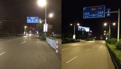 led路燈照明效果 led路燈照明效果